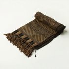 Eșarfă elegantă verde închis 215x105 eșarfă subțire de damă