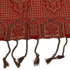 Șal 215x105 șal mare roșu de damă din bumbac