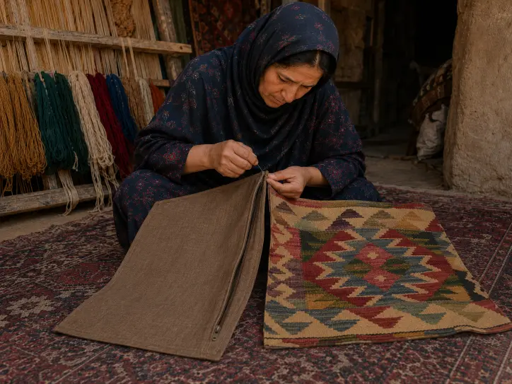 Fețe de pernă Kilim autentice din Pakistan