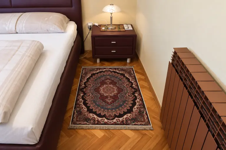 covoare 80x120 amplasate lângă pat